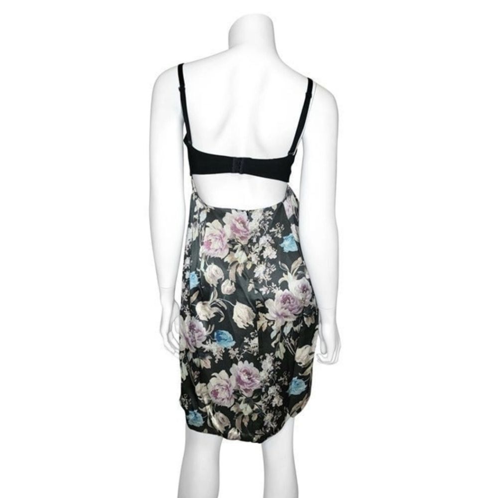 NEW PREEN by THORNTON BREGAZZI Runway Floral Silk Romantic Gothic Bustier Dress - Picture 7 of 8